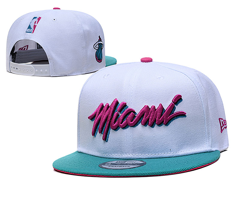 2021 NBA Miami Heat Hat TX572->nba hats->Sports Caps